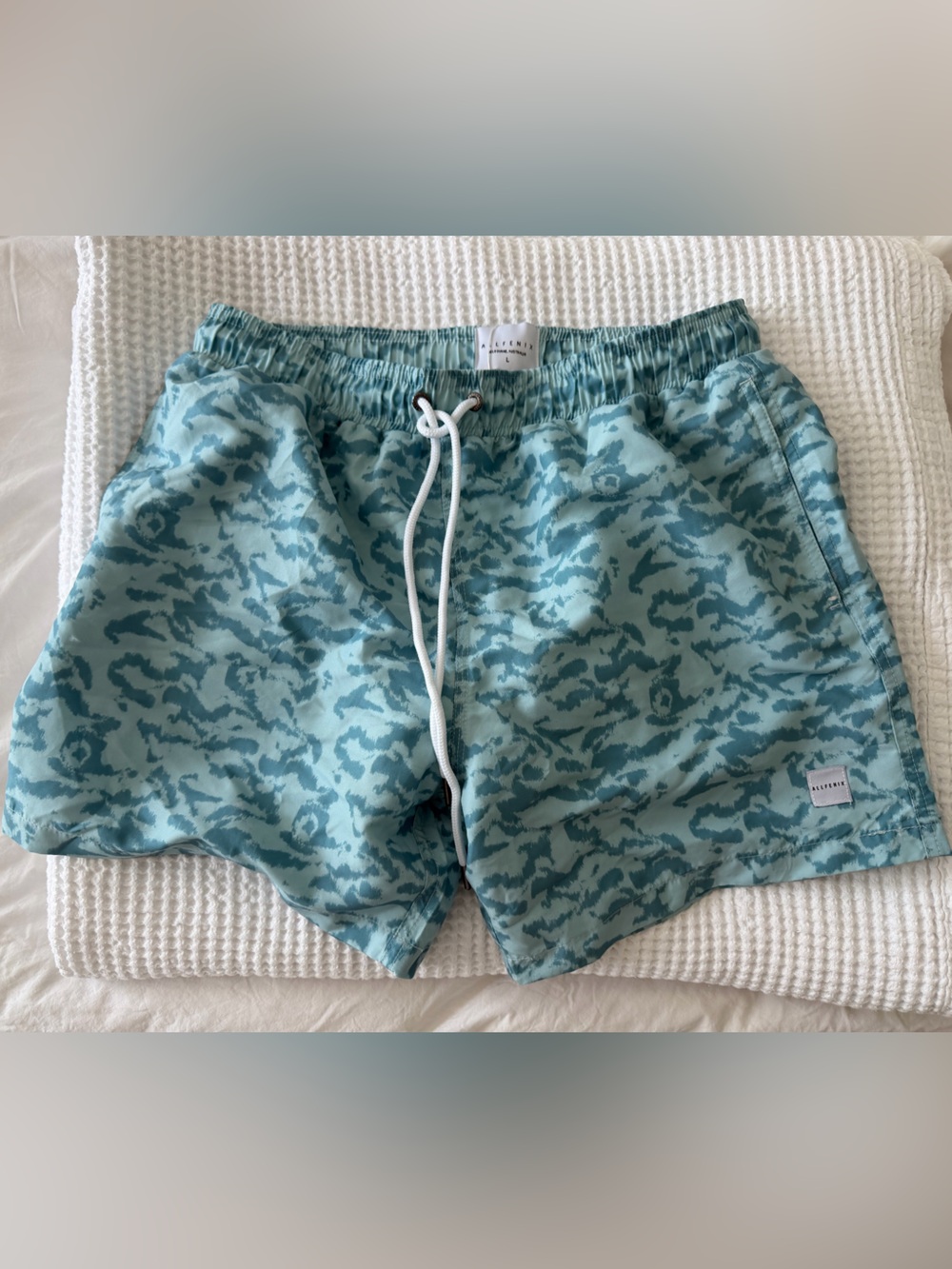 Camo Swim Trunks with Drawstring Waist *new with tags*